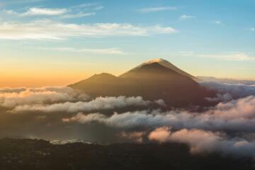 Trekking naar de top van de vulkaan, Ubud, Indonesië