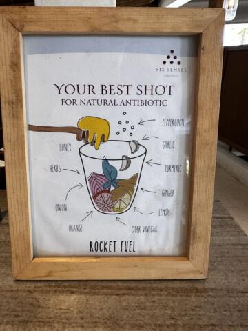 Six senses kanuhura gezonde shot rocket fuel